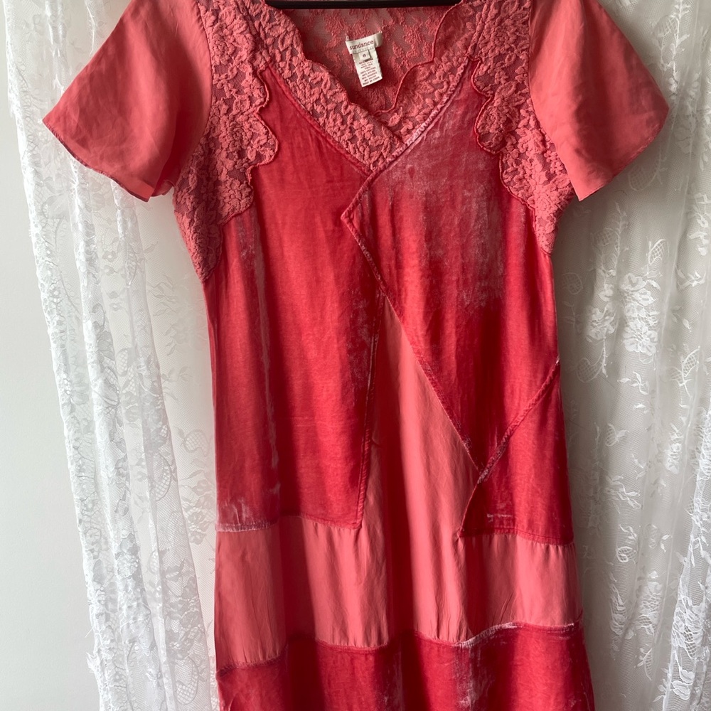 Silk Sundance Patchwork Dress